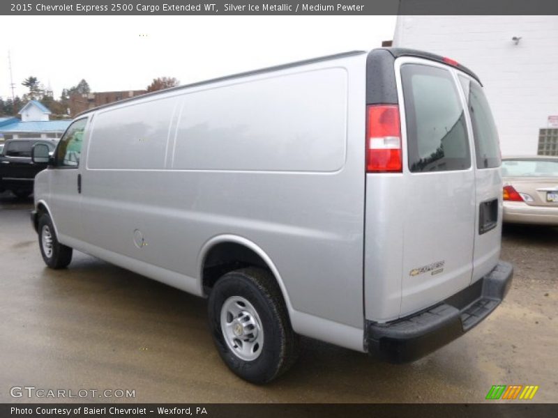 Silver Ice Metallic / Medium Pewter 2015 Chevrolet Express 2500 Cargo Extended WT