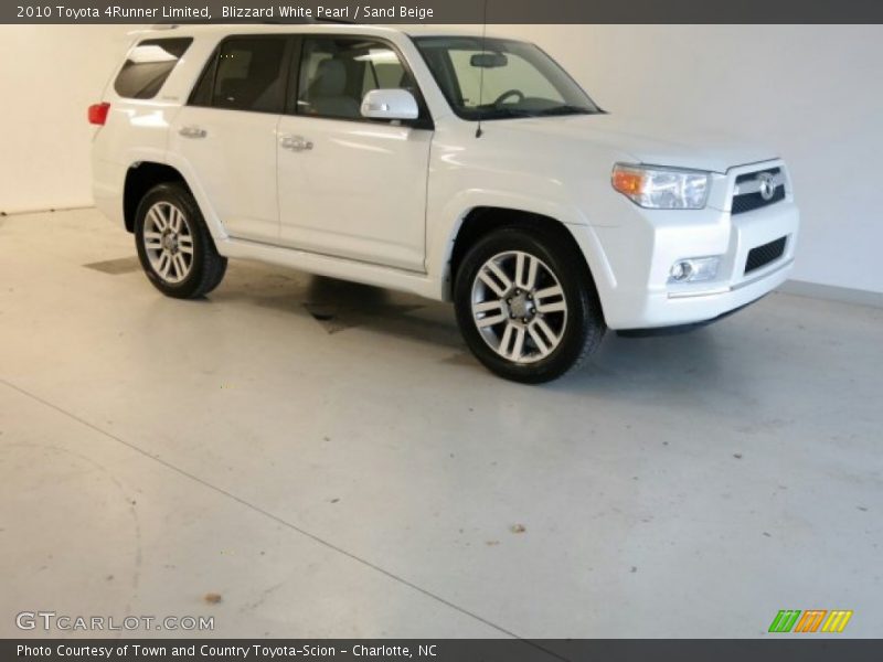 Blizzard White Pearl / Sand Beige 2010 Toyota 4Runner Limited