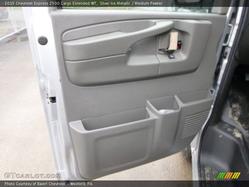 Silver Ice Metallic / Medium Pewter 2015 Chevrolet Express 2500 Cargo Extended WT
