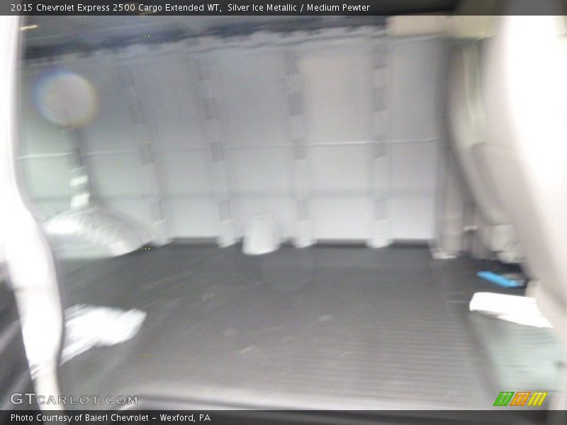 Silver Ice Metallic / Medium Pewter 2015 Chevrolet Express 2500 Cargo Extended WT