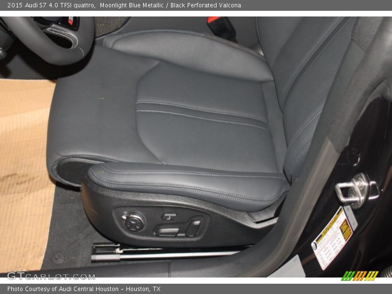 Moonlight Blue Metallic / Black Perforated Valcona 2015 Audi S7 4.0 TFSI quattro