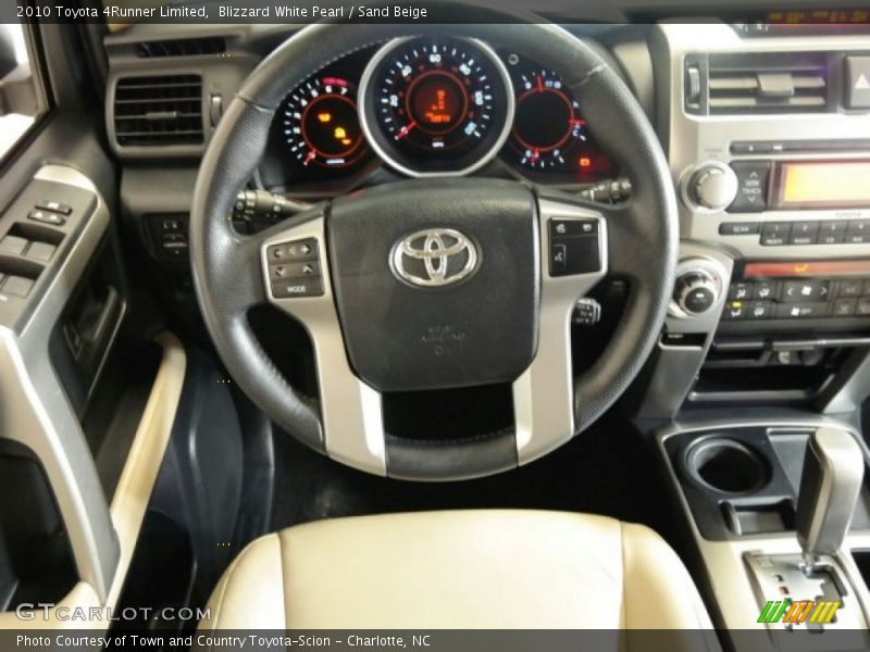 Blizzard White Pearl / Sand Beige 2010 Toyota 4Runner Limited