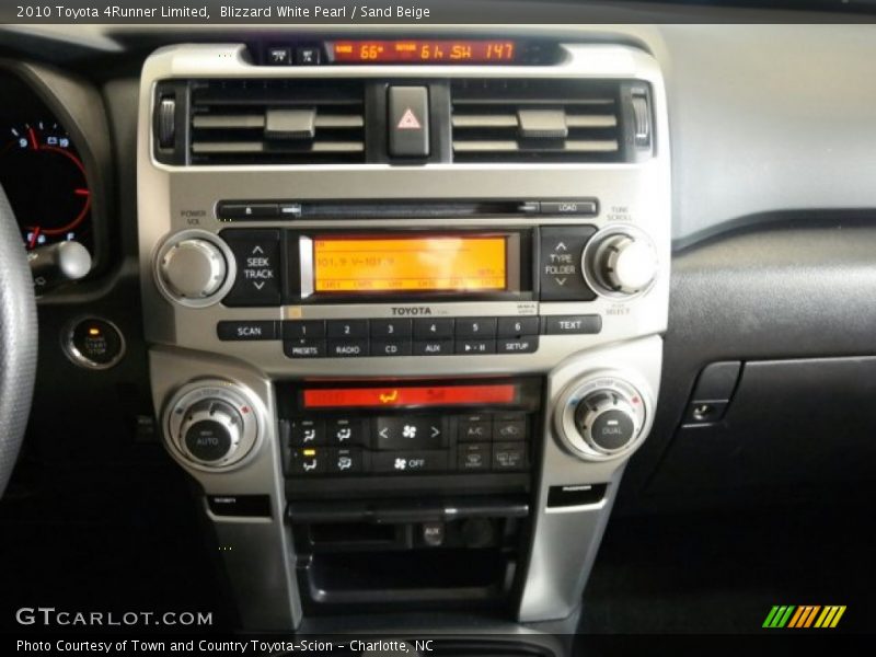 Blizzard White Pearl / Sand Beige 2010 Toyota 4Runner Limited