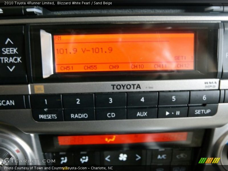 Blizzard White Pearl / Sand Beige 2010 Toyota 4Runner Limited