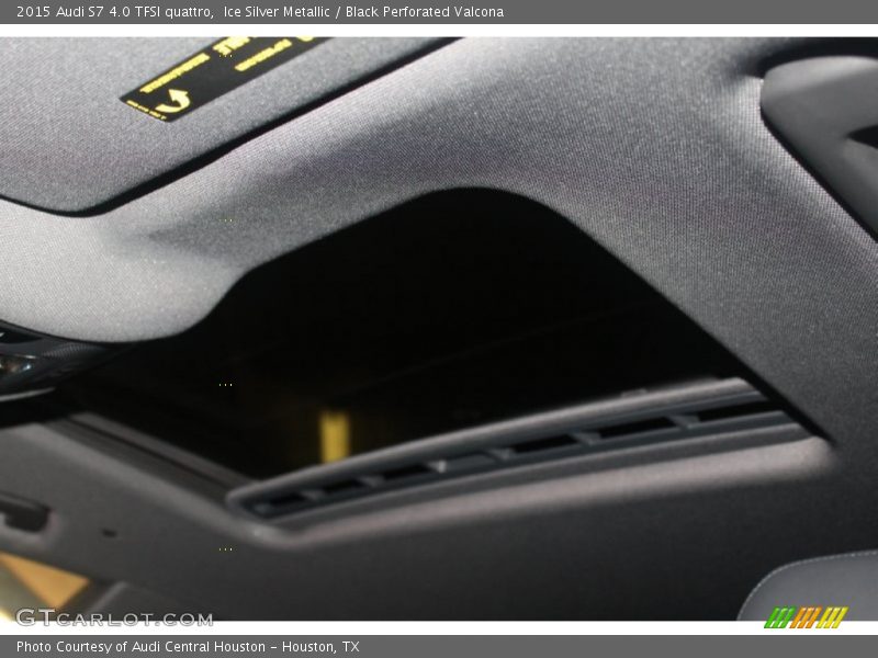 Ice Silver Metallic / Black Perforated Valcona 2015 Audi S7 4.0 TFSI quattro