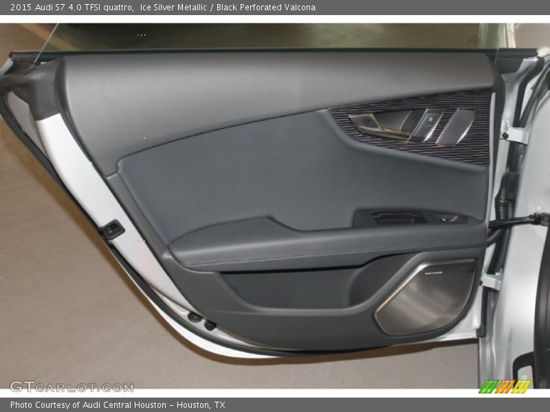 Ice Silver Metallic / Black Perforated Valcona 2015 Audi S7 4.0 TFSI quattro