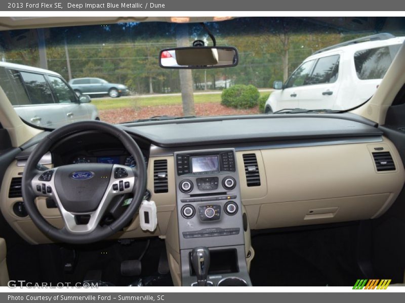 Deep Impact Blue Metallic / Dune 2013 Ford Flex SE