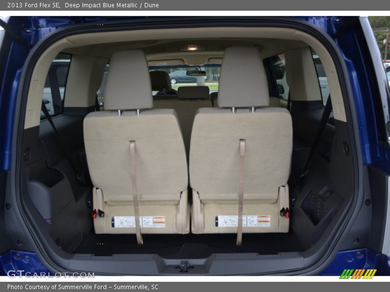 Deep Impact Blue Metallic / Dune 2013 Ford Flex SE