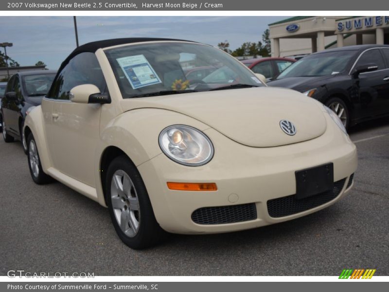 Harvest Moon Beige / Cream 2007 Volkswagen New Beetle 2.5 Convertible