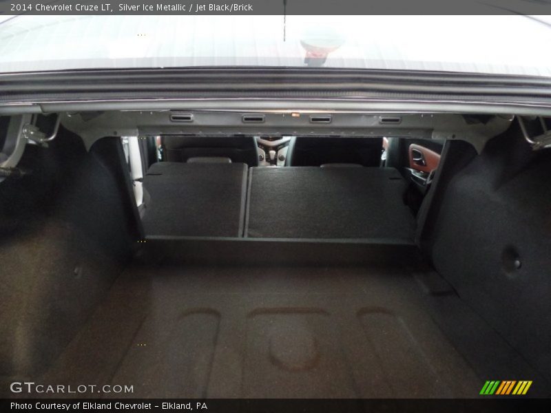 Silver Ice Metallic / Jet Black/Brick 2014 Chevrolet Cruze LT