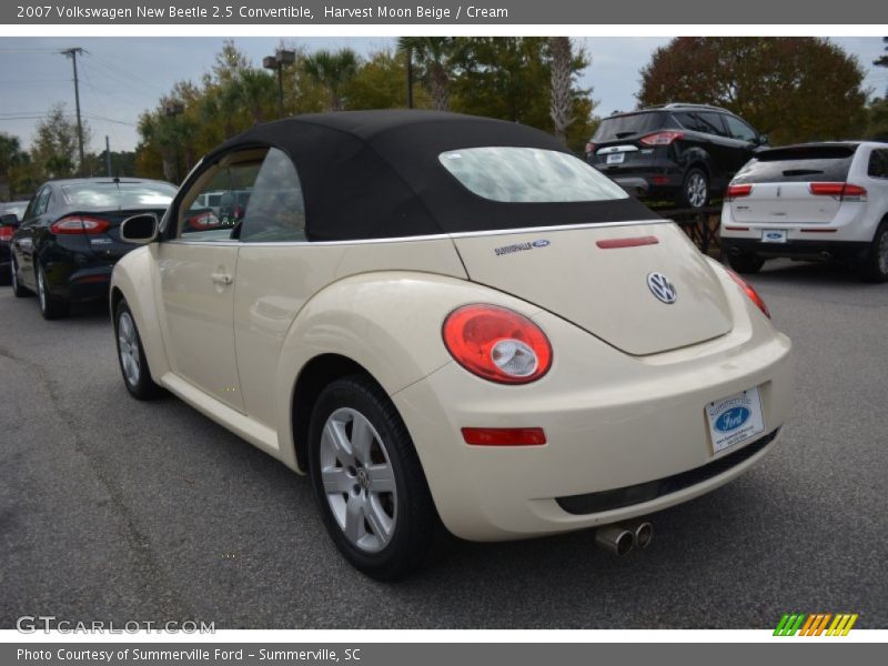 Harvest Moon Beige / Cream 2007 Volkswagen New Beetle 2.5 Convertible