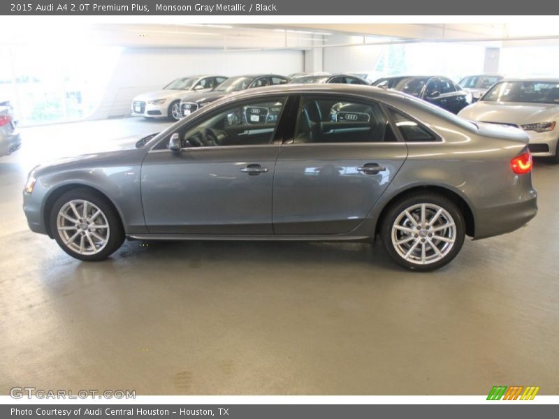 Monsoon Gray Metallic / Black 2015 Audi A4 2.0T Premium Plus