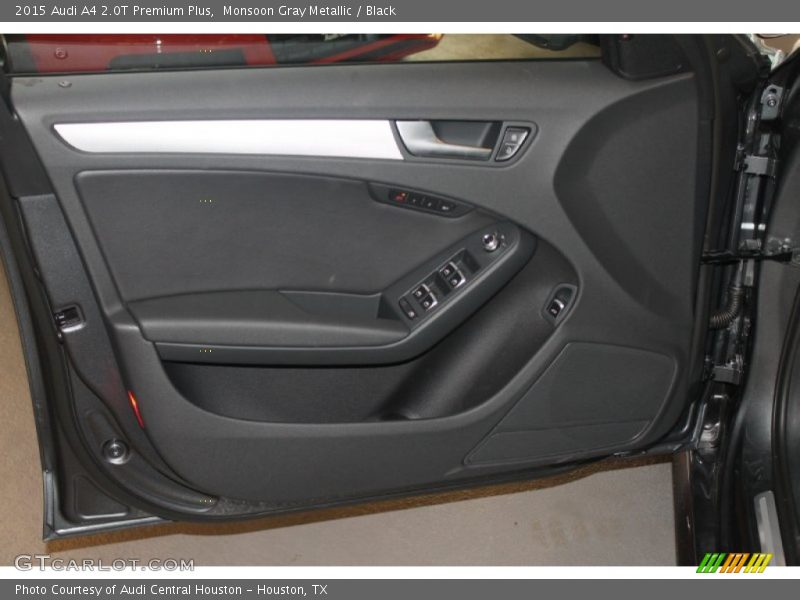Monsoon Gray Metallic / Black 2015 Audi A4 2.0T Premium Plus