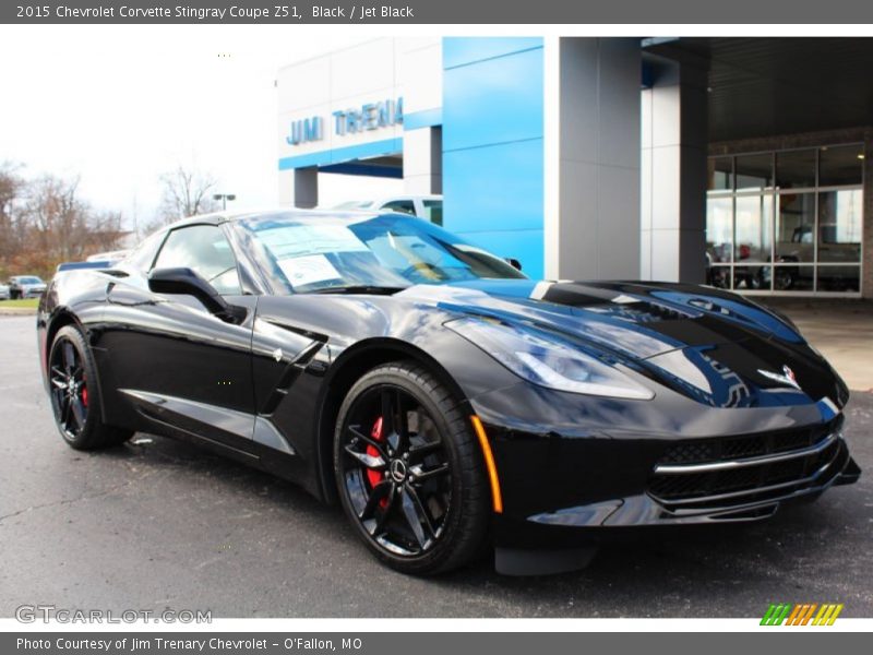 Front 3/4 View of 2015 Corvette Stingray Coupe Z51