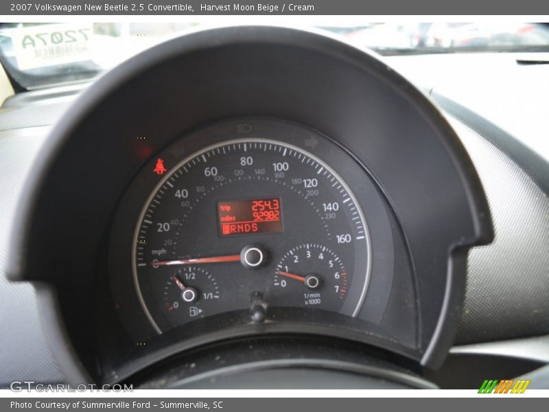 Harvest Moon Beige / Cream 2007 Volkswagen New Beetle 2.5 Convertible
