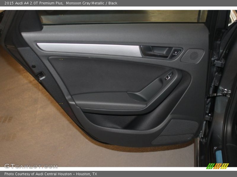 Monsoon Gray Metallic / Black 2015 Audi A4 2.0T Premium Plus