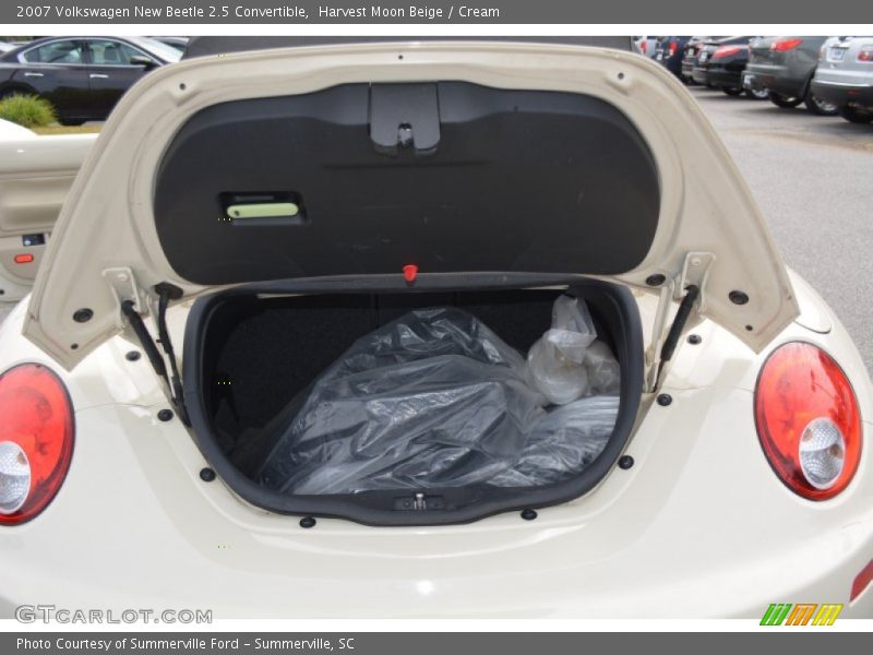 Harvest Moon Beige / Cream 2007 Volkswagen New Beetle 2.5 Convertible