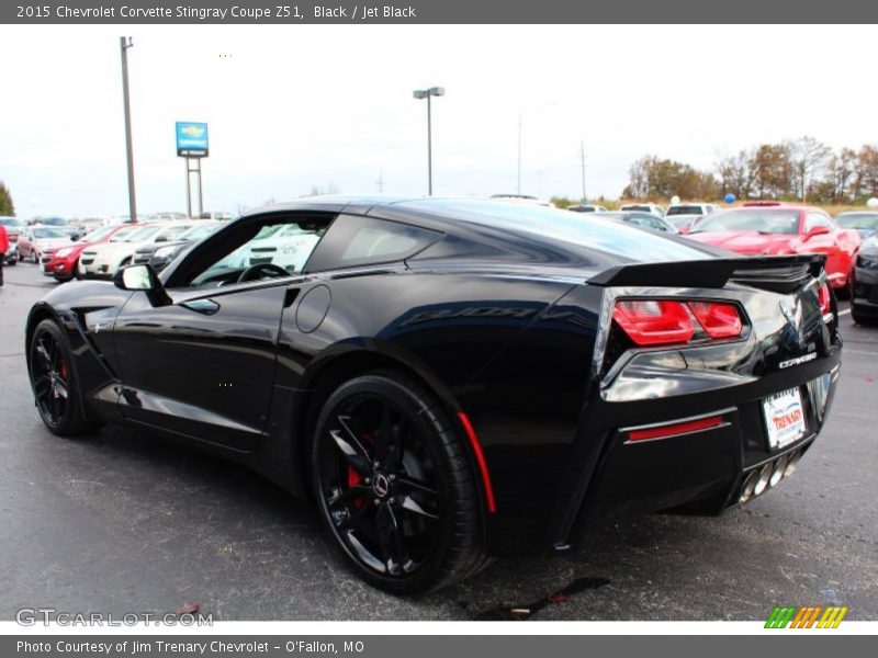 Black / Jet Black 2015 Chevrolet Corvette Stingray Coupe Z51