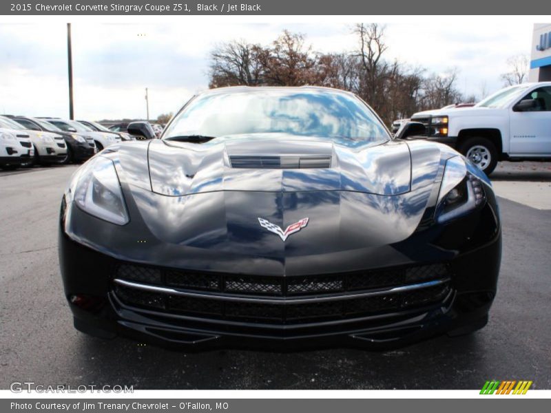 Black / Jet Black 2015 Chevrolet Corvette Stingray Coupe Z51