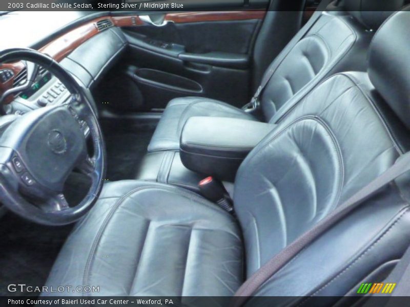  2003 DeVille Sedan Midnight Blue Interior