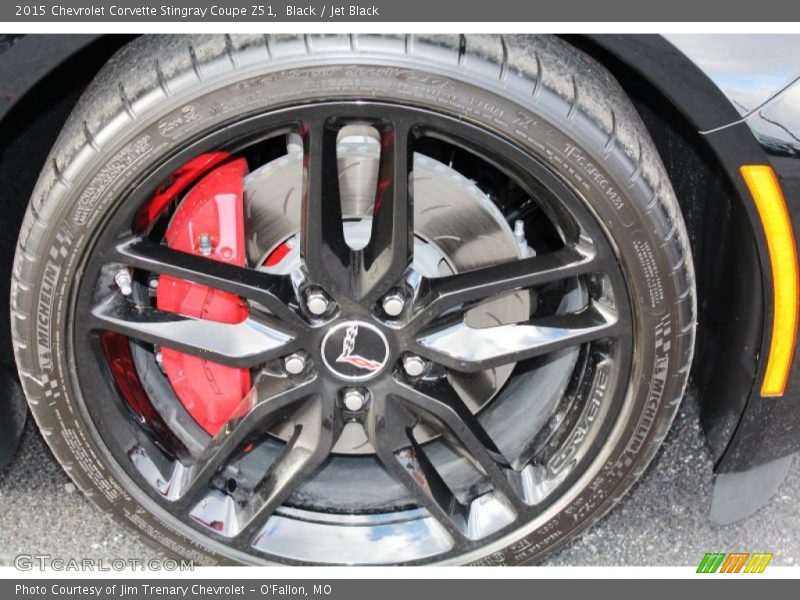 Black / Jet Black 2015 Chevrolet Corvette Stingray Coupe Z51