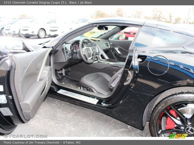 Black / Jet Black 2015 Chevrolet Corvette Stingray Coupe Z51