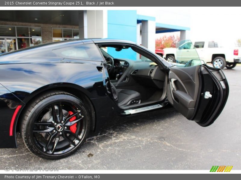 Black / Jet Black 2015 Chevrolet Corvette Stingray Coupe Z51