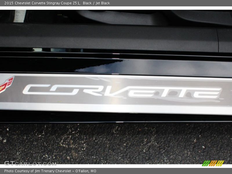 Black / Jet Black 2015 Chevrolet Corvette Stingray Coupe Z51