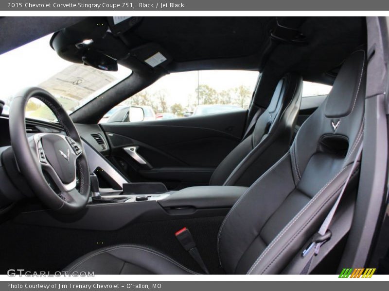 Black / Jet Black 2015 Chevrolet Corvette Stingray Coupe Z51