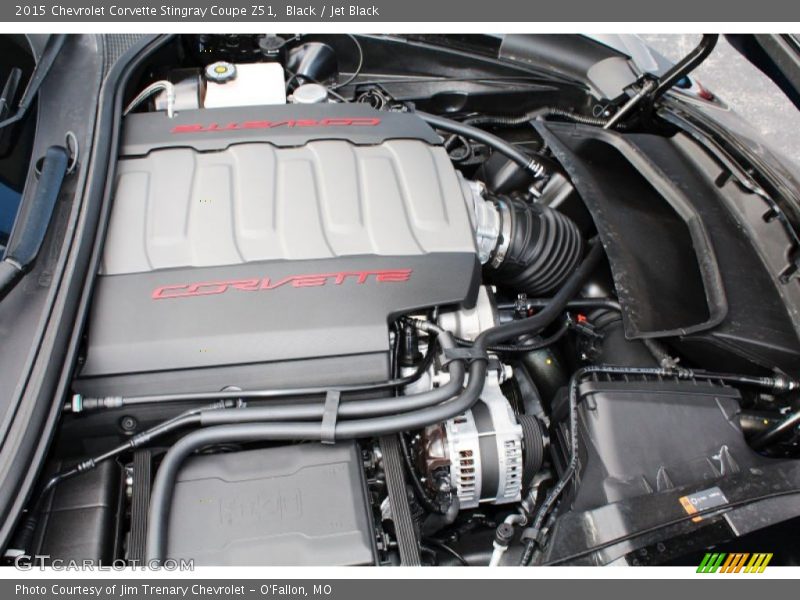 Black / Jet Black 2015 Chevrolet Corvette Stingray Coupe Z51
