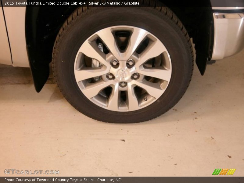 Silver Sky Metallic / Graphite 2015 Toyota Tundra Limited Double Cab 4x4
