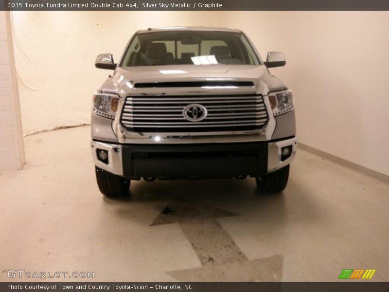 Silver Sky Metallic / Graphite 2015 Toyota Tundra Limited Double Cab 4x4