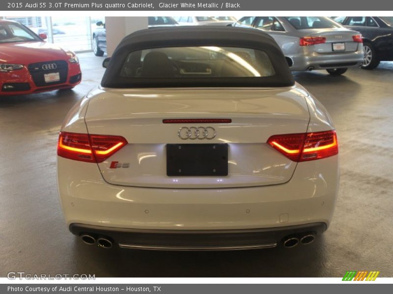 Glacier White Metallic / Black 2015 Audi S5 3.0T Premium Plus quattro Cabriolet