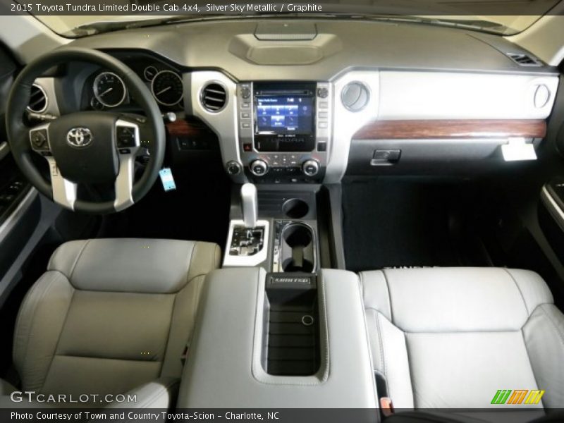  2015 Tundra Limited Double Cab 4x4 Graphite Interior