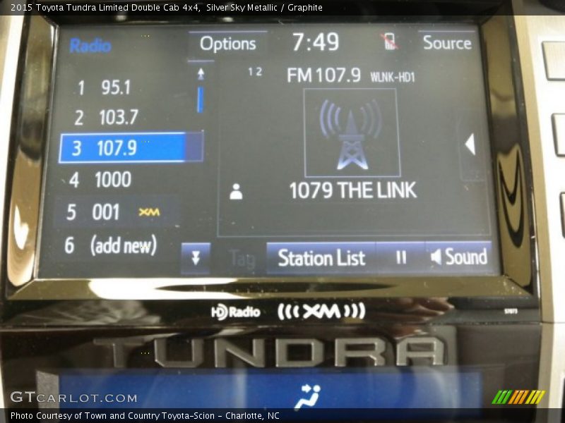 Silver Sky Metallic / Graphite 2015 Toyota Tundra Limited Double Cab 4x4