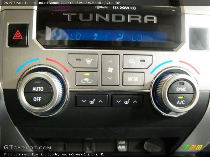Controls of 2015 Tundra Limited Double Cab 4x4