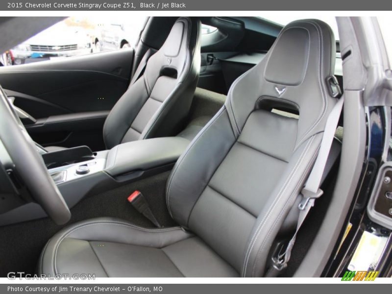 Black / Jet Black 2015 Chevrolet Corvette Stingray Coupe Z51