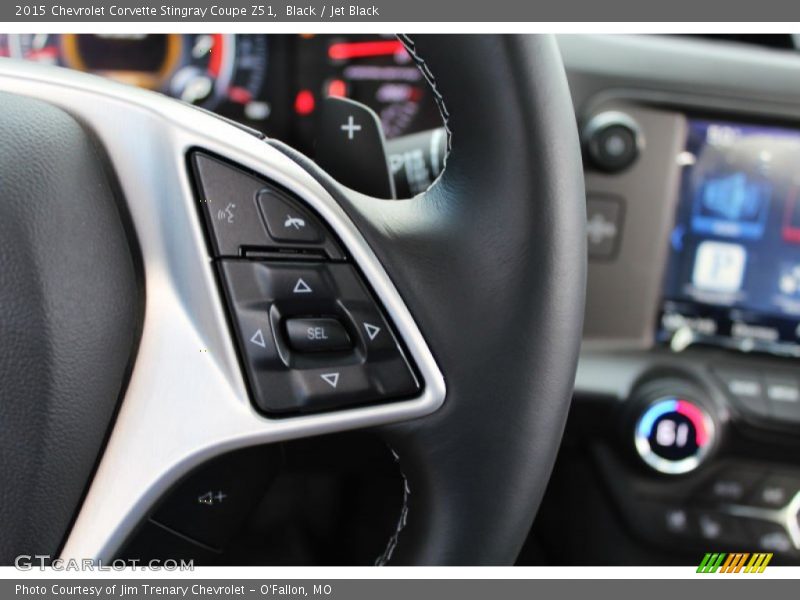 Black / Jet Black 2015 Chevrolet Corvette Stingray Coupe Z51