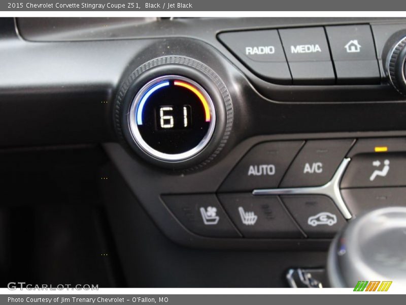 Black / Jet Black 2015 Chevrolet Corvette Stingray Coupe Z51