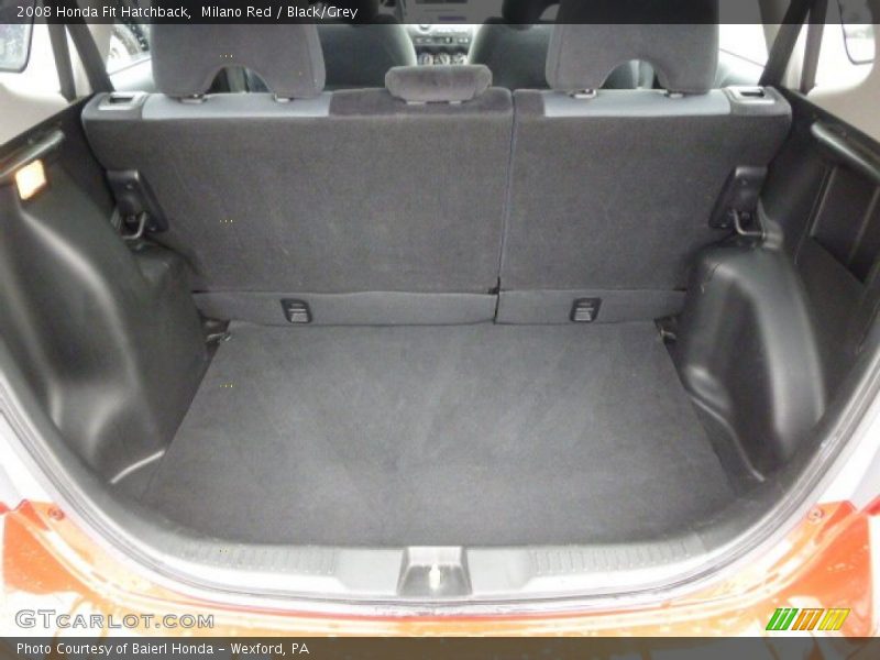 Milano Red / Black/Grey 2008 Honda Fit Hatchback
