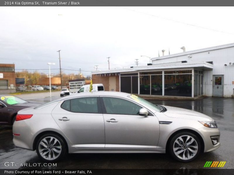 Titanium Silver / Black 2014 Kia Optima SX