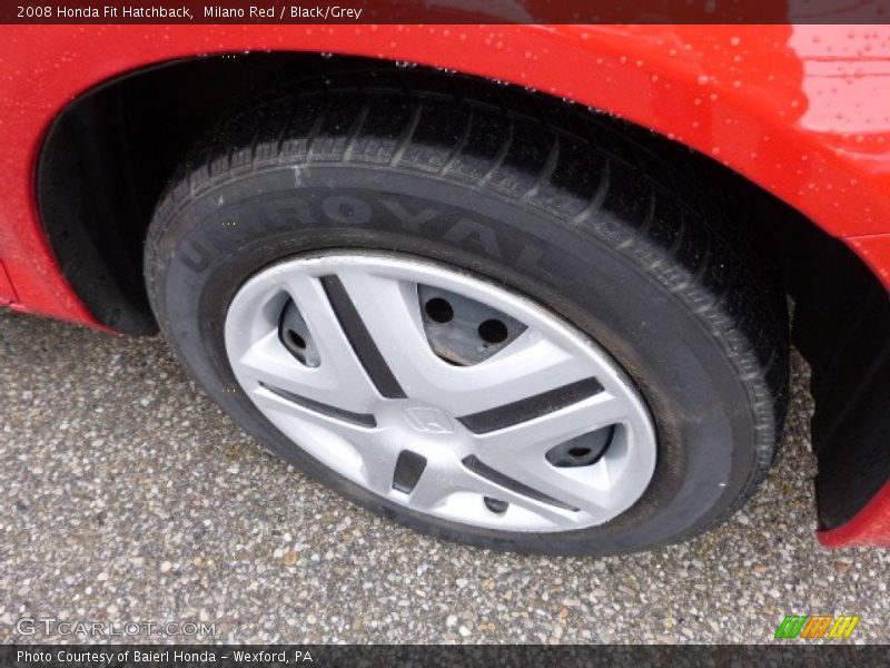 Milano Red / Black/Grey 2008 Honda Fit Hatchback