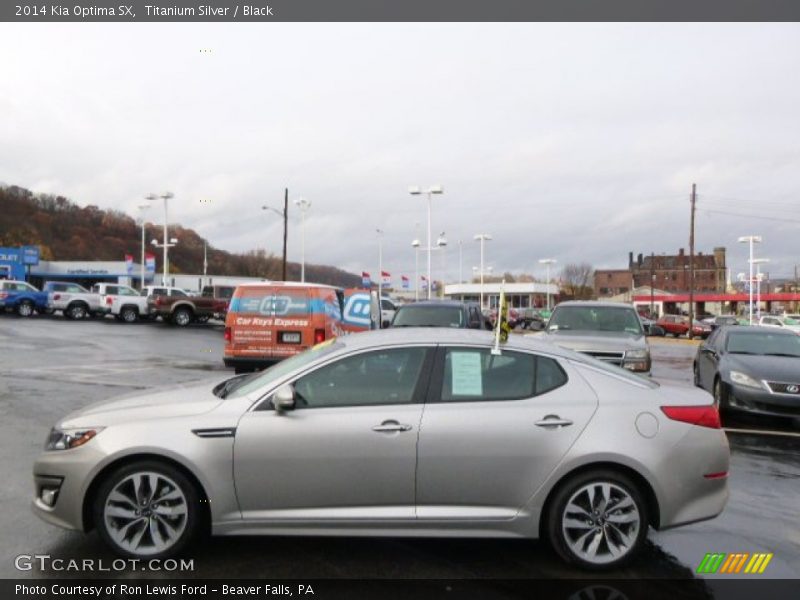 Titanium Silver / Black 2014 Kia Optima SX