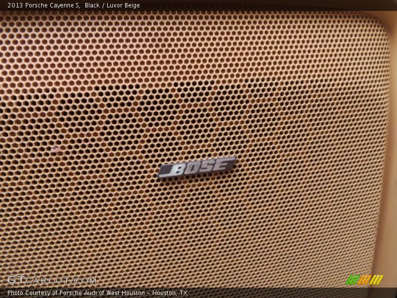 Black / Luxor Beige 2013 Porsche Cayenne S