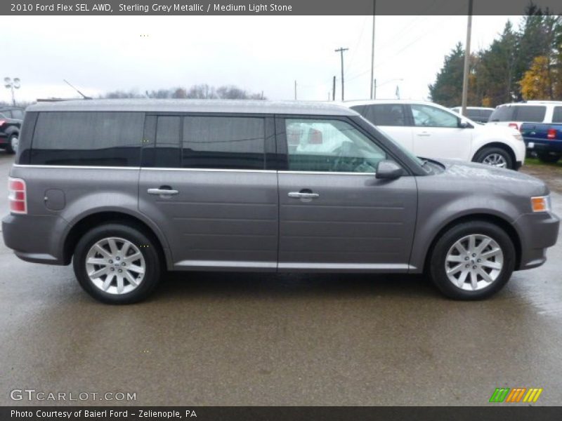 Sterling Grey Metallic / Medium Light Stone 2010 Ford Flex SEL AWD