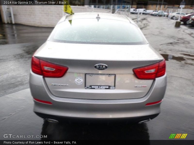 Titanium Silver / Black 2014 Kia Optima SX