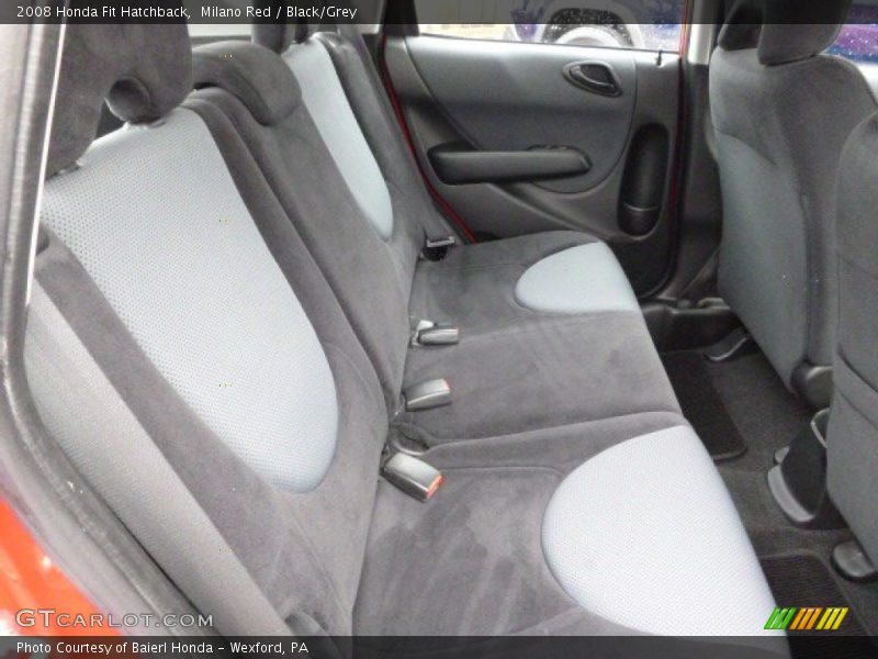 Milano Red / Black/Grey 2008 Honda Fit Hatchback