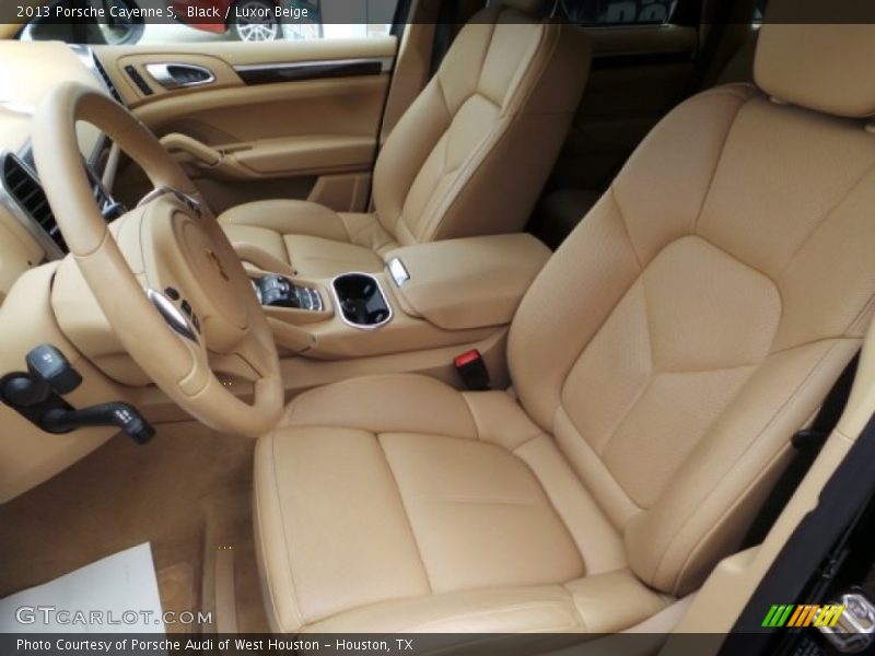 Black / Luxor Beige 2013 Porsche Cayenne S