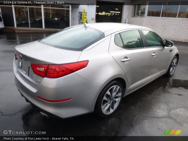 Titanium Silver / Black 2014 Kia Optima SX