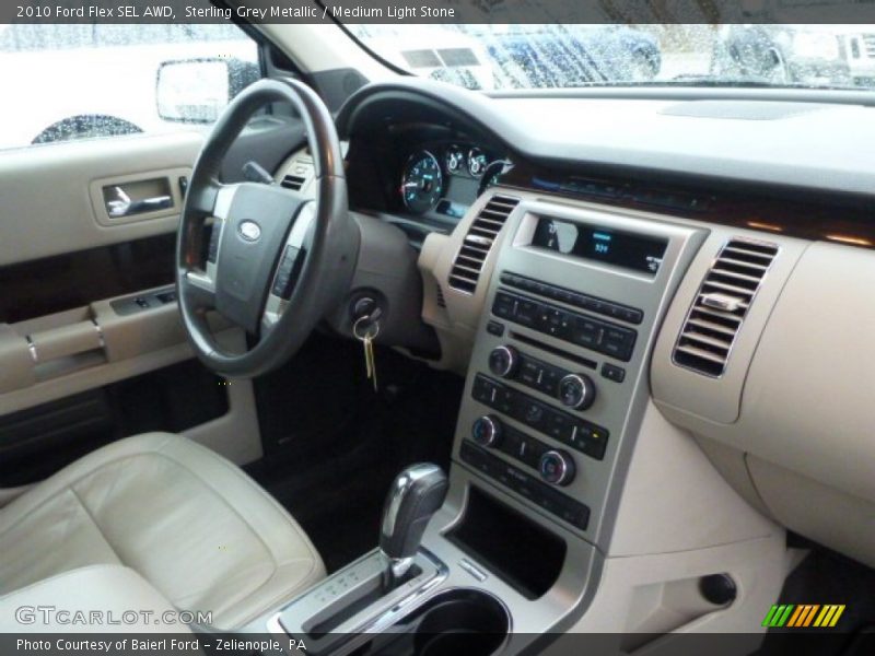 Sterling Grey Metallic / Medium Light Stone 2010 Ford Flex SEL AWD